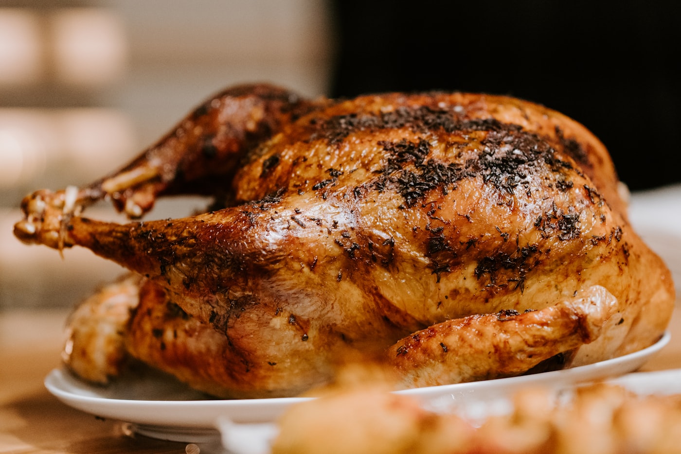 Golden smoked jerk chicken